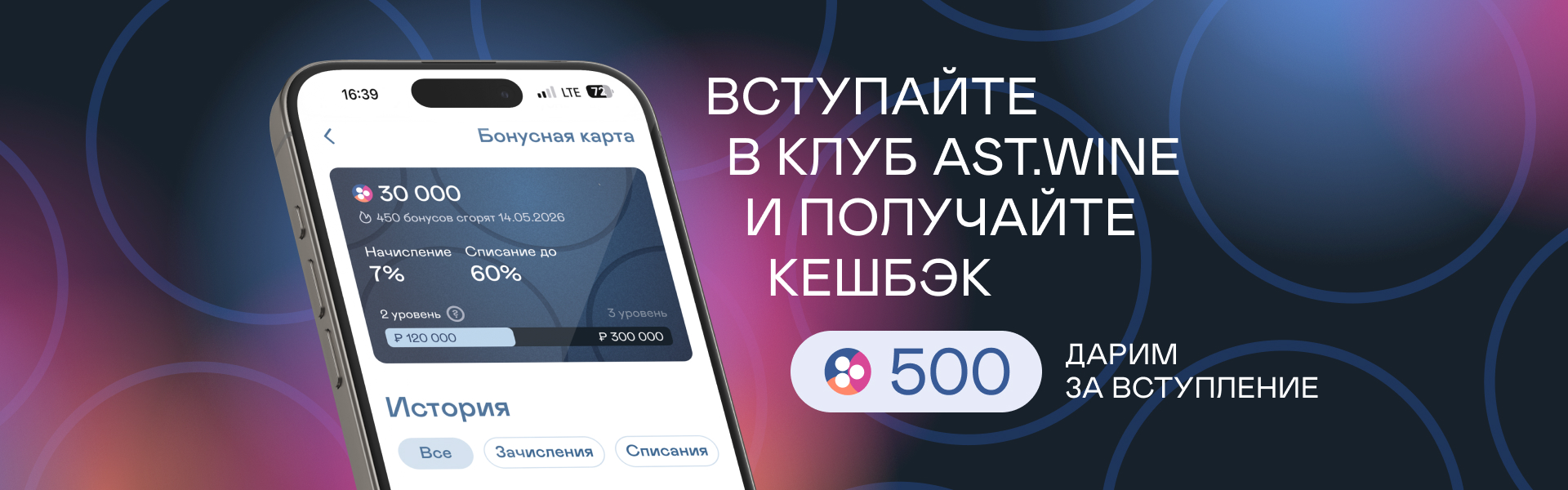 Программа лояльности AST.WINE