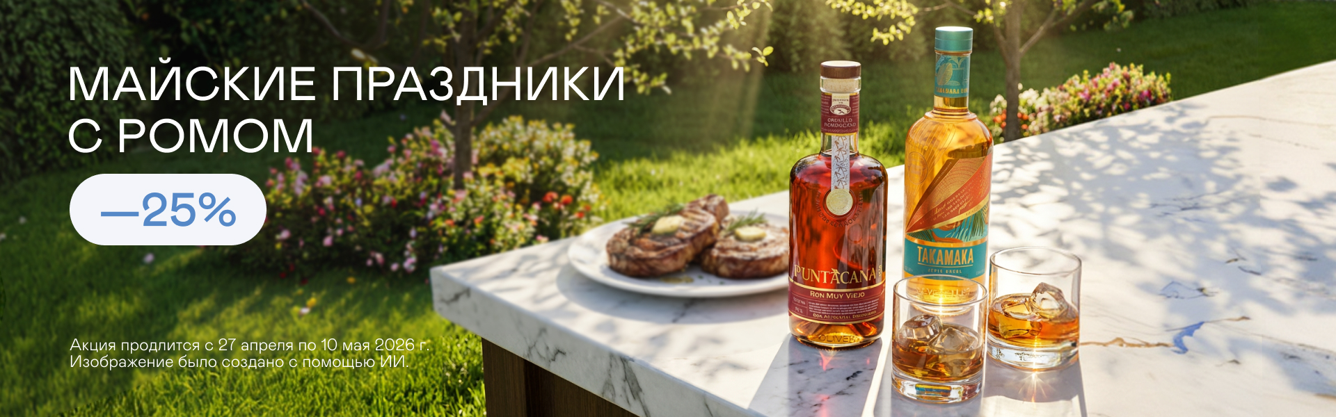 Майские праздники с ромом